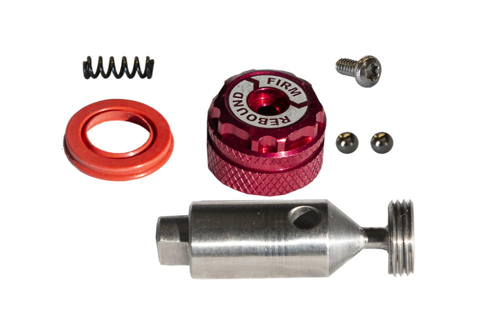 Damping Adjuster Ass RD Red AL Knob, AM Prolinx Suspension Ltd